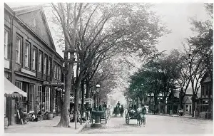 Nantucket Prints: Main Street East In Nantucket