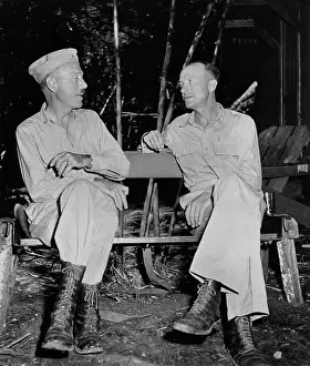 Maj. Gen. Alexander Patch And Brig. Gren. W. Rupertus