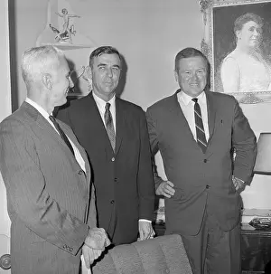 55 59 Years Prints: Former Major General Edwin A. Walker with His Attorneys