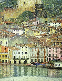 Italian Prints: Malcesine on Lake Garda