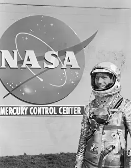 Malcolm Scott Carpenter in Space Suit
