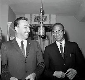 School Prints: Malcolm X With Adam Clayton Powell