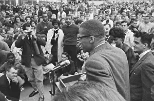 Audience Prints: Malcolm X Speaks at University of Hartford