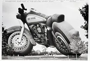 Harley Davidson Prints: Malcom Forbes Harley Davidson Balloon