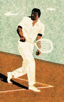 Images Dated 24th September 2003: Male tennis player