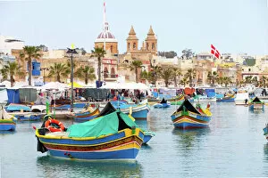 Harbor Gallery: Maltese Fishing Boats