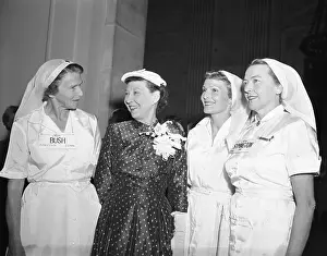 Mamie Eisenhower with Colleagues