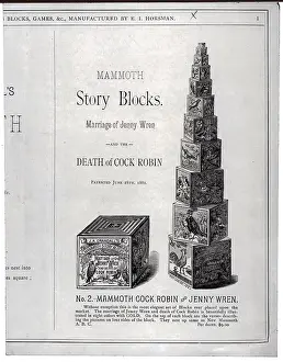 Story Prints: Mammoth Story Blocks Advertisement