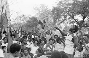 Man Addressing Crowd