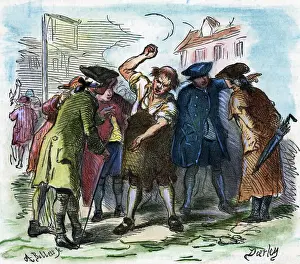 Frustration Prints: Man Angry At The Stamp Act