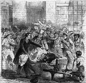 Cholera Prints: Man In Bed Stricken With Cholera
