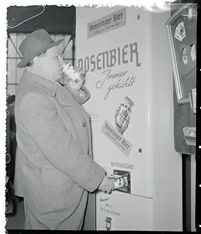 Frankfurt Prints: Man at Brew Machine