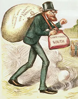 Carrying Prints: The Man with the (Carpet) Bags by Thomas Nast