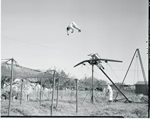 Crossbow Prints: Man Being Catapulted Through the Air