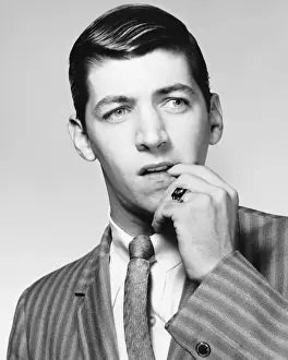 Necktie Prints: Man chewing fingernail