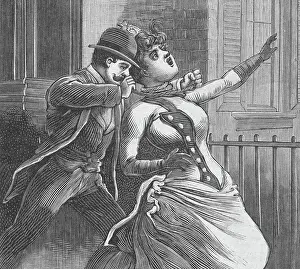 Denver Prints: Man Choking Woman