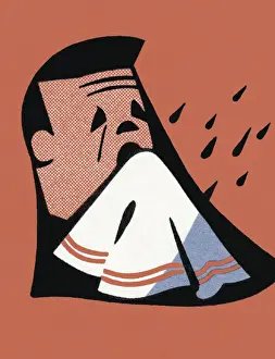 Handkerchief Prints: Man with a Cold