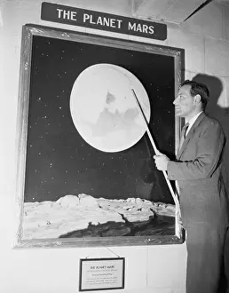 Man Describing Painting of Mars