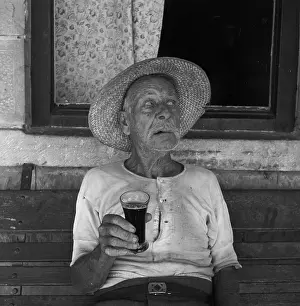 Australasia Prints: Man Drinking