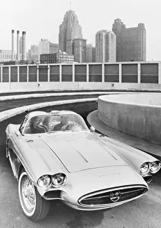 Man Driving New Corvette