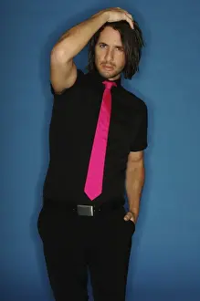Introspection Prints: Man, early 30s, wearing party clothes, fashion shot