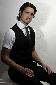 Waistcoat Prints: Man in his early thirties, wearing elegant clothes