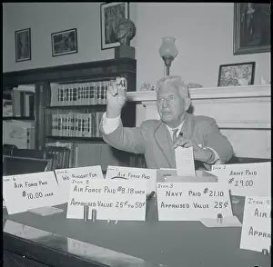 Man Explaining Military Waste