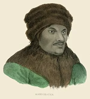 Images Dated 12th July 2016: Man form Kamchatka illustration 1859