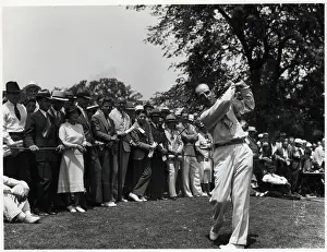 Man Golfing