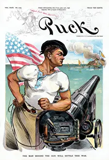 Patriotic Prints: The man behind the gun will settle this war