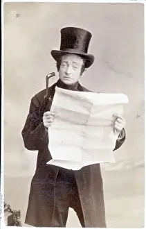 Man With Top Hat Lost And Perplexed