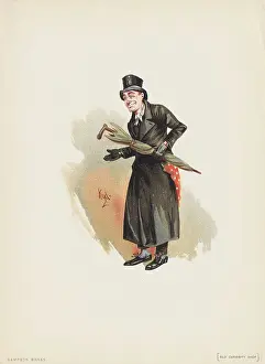 Man Holding Big Umbrella
