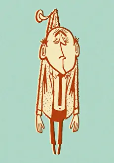 Business Person Prints: Man on the Hook