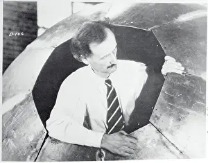 Midland Prints: Man Inside Metal Ball