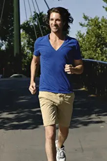 30 34 Years Prints: Man jogging
