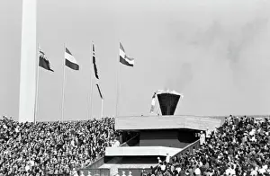 Man Lighting Olympic Flame
