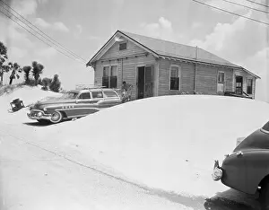 Folly Beach Prints: Man Loading Station Wagon