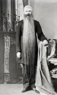 Man with Very Long Beard