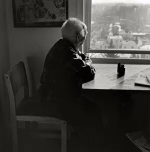 Henri Silberman Collection Gallery: Man looking out window