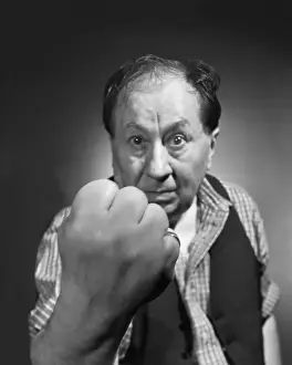 Intimidation Prints: Man Making Fist