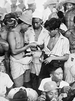 South East Asia Prints: Man To Man Betting