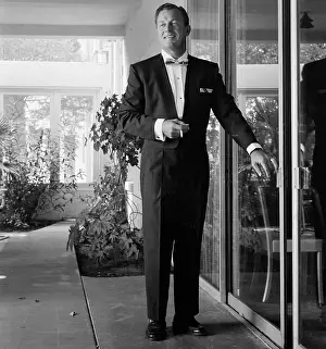 Atrium Prints: Man Modeling a Suit