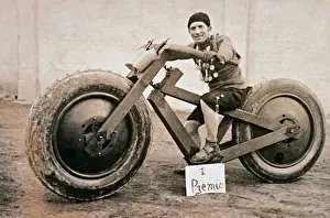 Man on Motorcycle