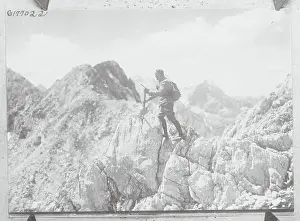 Man Mountain Climbing