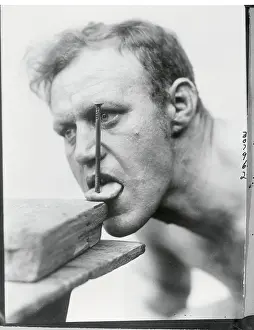 Man With Nail in Tongue