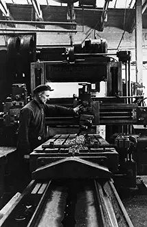 Siberia Prints: Man Operating Several Planers