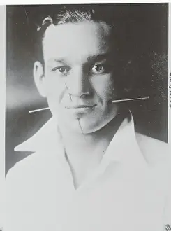 Needle Prints: Man with Pins and Needles in Face