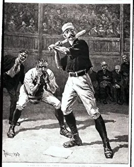 Man Playing Baseball