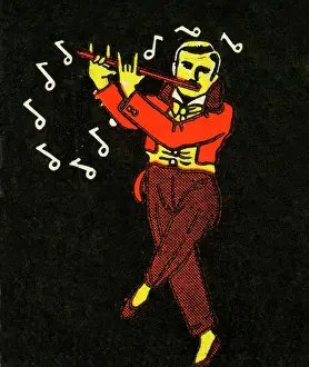 4 21 16 Heimann Prints: Man playing flute