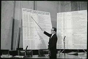 Man Pointing to Charts